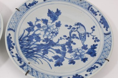 Lot 217 - Six 19th century Chinese blue and white dishes