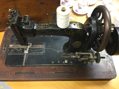 Lot 314 - German Frister & Rossmann sewing machine in case