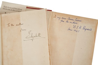 Lot 12 - H.R.H. Elizabeth Duchess of York (later H.M. Queen Elizabeth The Queen Mother) signed book "The Story of Princess Elizabeth" by Anne Ring (Beryl Poignand), inscribed ' To the author fro...