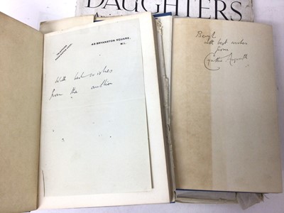 Lot 15 - Lady Cynthia Asquith - three books "The Married life of H.R.H. The Duchess of York", The King's Daughters" and " A child at home ", (two inscribed by the author and one with signed letter from th...