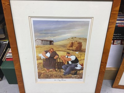 Lot 291 - Margaret Loxton, set of four signed limited edition prints, scenes of rural France