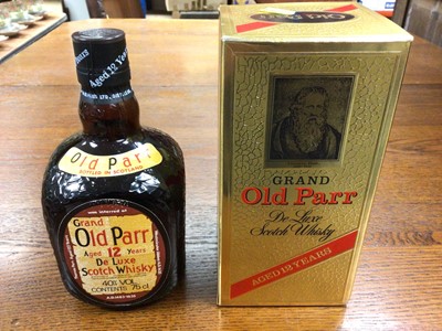 Lot 400 - Grand Old Parr De Luxe Scotch Whisky in box