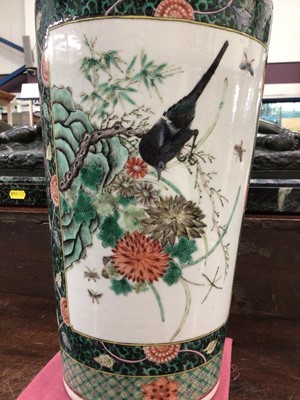 Lot 101 - Chinese famille verte vase