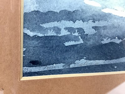 Lot 89 - Tom Keating (1917-1984) atmospheric watercolour - signed