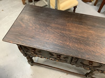 Lot 930 - 1950s Carolean style sideboard