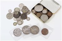 Lot 132 - G.B. mixed coinage - to include silver...