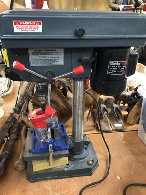 Lot 433 - Clarke Motor pillar drill