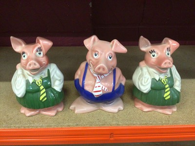 Lot 545 - Collection of Wade Natwest pigs