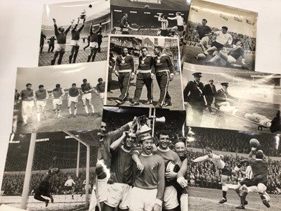 Lot 1518 - Collection black and white photographs including sports, Royality, film stars etc )