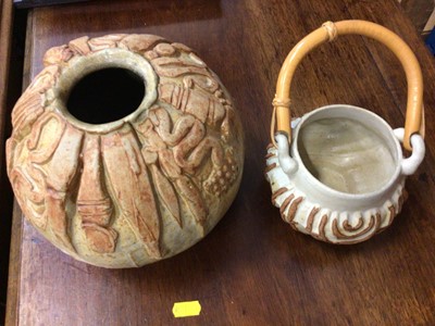 Lot 528 - Two pieces of Bernard Rooke pottery