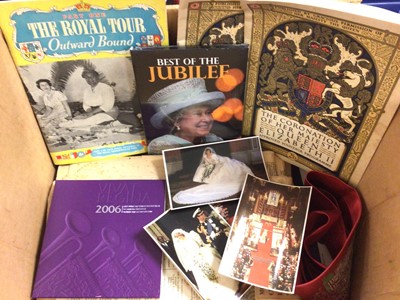 Lot 424 - One box containing a quanity of Royal and Millennium commerative wares