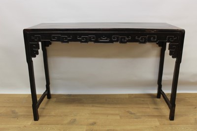 Lot 1295 - Antique Chinese carved hardwood altar table