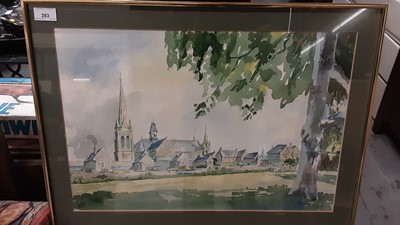Lot 393 - Group of watercolours