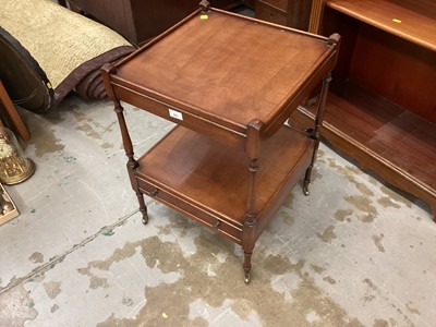 Lot 983 - Two tier side  table