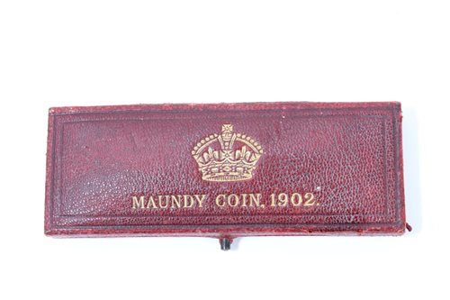Lot 134 - G.B. Maundy Four-Coin Set 1d - 4d Edward VII...