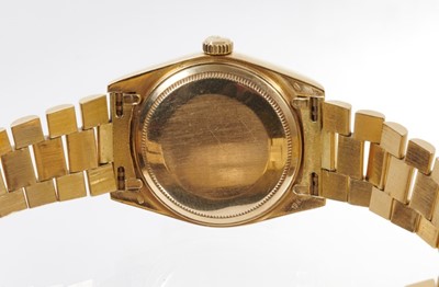 Lot 722 - Rolex gold Oyster Perpetual Day-Date gentlemen's wristwatch
