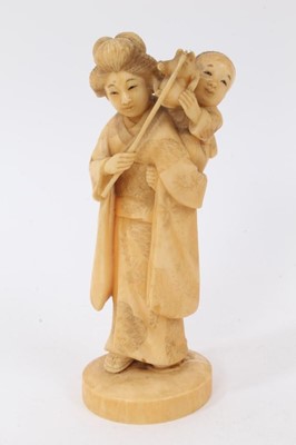 Lot 774 - Japanese ivory okimono