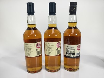 Lot 136 - Whisky - three bottles, Talisker 10 years old, each boxed