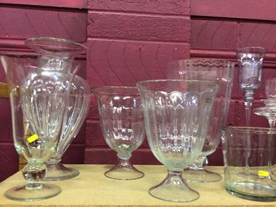 Lot 523 - Decorative large vases, long stem vessels etc (12)