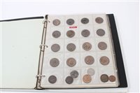 Lot 136 - World - a coin album containing mixed coinage -...