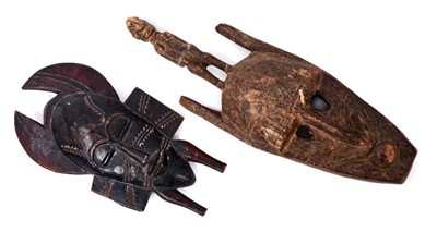 Lot 2721 - Two African tribal masks