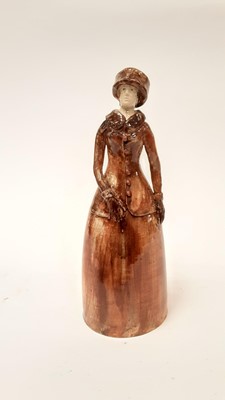 Lot 170 - Studio pottery figure of a woman by Sophie MacCarthy