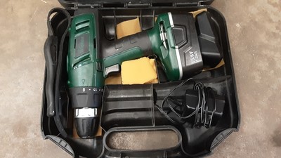 Lot 158 - Four electric power tools including Black & Decker drill