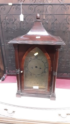 Lot 392 - Mahogany cased clock signed Reid London