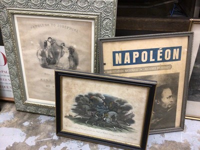 Lot 73 - Quantity of 19th century and later Napoleon prints