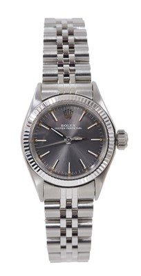 Lot 724 - Rolex stainless steel wristwatch