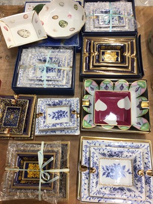 Lot 448 - Selection of decorative ceramic ashtrays