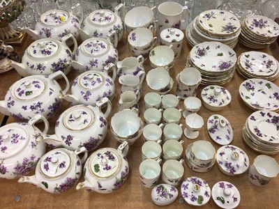 Lot 451 - Quantity Hammersley Victorian Violets tea and dinnerware