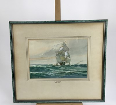 Lot 103 - Wilfred Knox (British, 1884-1966) watercolour - In Home Waters, signed