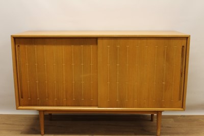 Lot 1313 - 1950s Heals satin birch sideboard