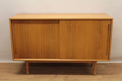 Lot 1313 - 1950s Heals satin birch sideboard