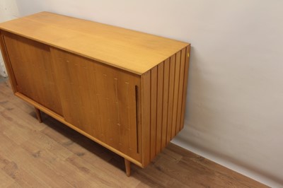 Lot 1313 - 1950s Heals satin birch sideboard