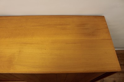 Lot 1313 - 1950s Heals satin birch sideboard