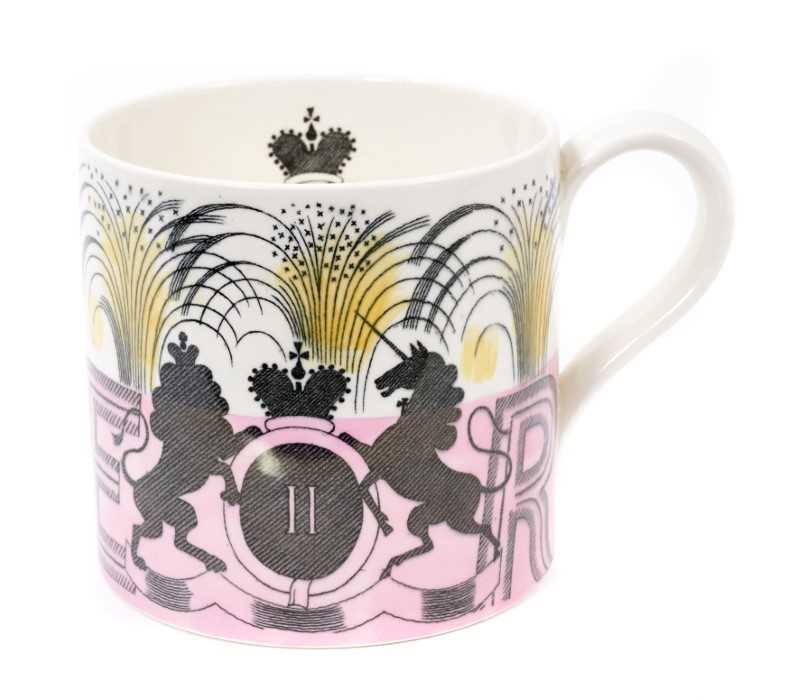 Lot 148 - Ravillious for Wedgwood coronation mug