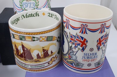 Lot 19 - Collection of Wedgwood commemorative mugs