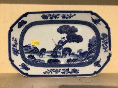 Lot 235 - Two 18th century Chinese dishes