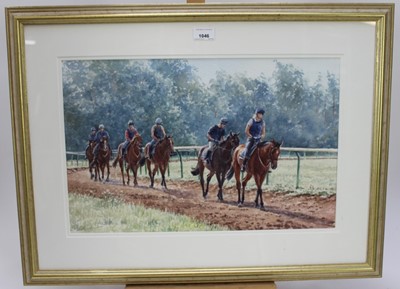 Lot 1046 - *Katy Sodeau, contemporary,  watercolour - Summer Morning, signed, in glazed gilt frame