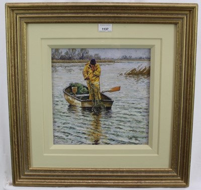 Lot 80 - John Paley (Contemporary) pastel - 'Mystery of the Deep', signed, in glazed gilt frame