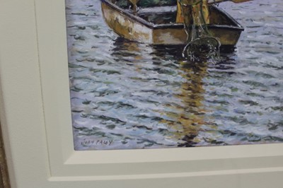 Lot 80 - John Paley (Contemporary) pastel - 'Mystery of the Deep', signed, in glazed gilt frame