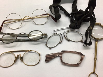 Lot 497 - Collection old spectacles