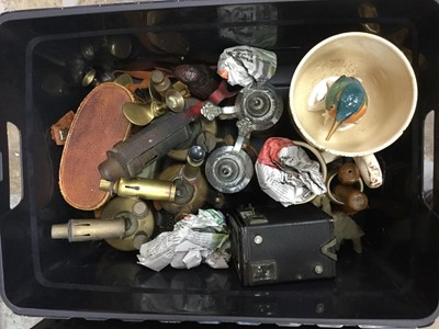 Lot 332 - Group of blow lamps, ceramics and other items