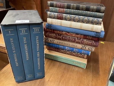 Lot 107 - Mixed lot of books to include Folio Society, assorted subjects