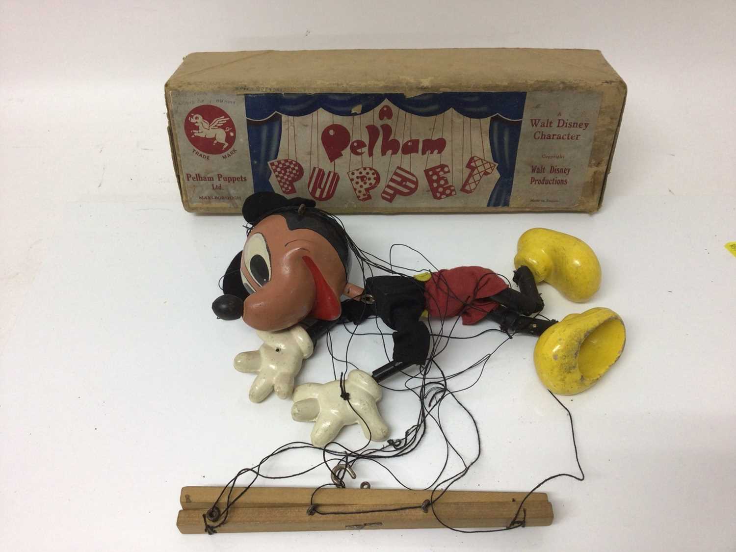 Lot 1827 - Pelham Mickey Mouse puppet, SL type in original box.