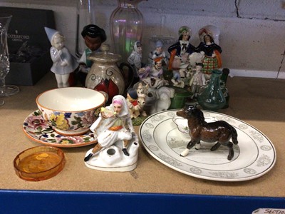 Lot 224 - Quantity of ceramics and glass, including Baccarat, Beswick, Staffordshire