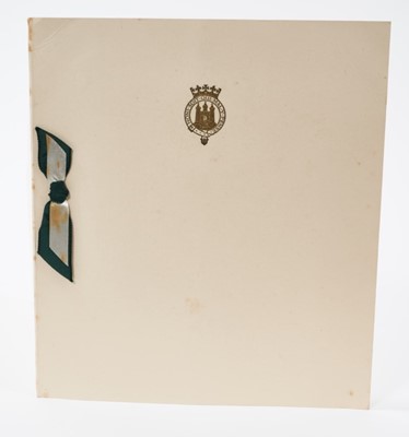 Lot 64 - T.R.H.The Princess Elizabeth (later H.M.Queen Elizabeth II) and The Duke of Edinburgh, signed