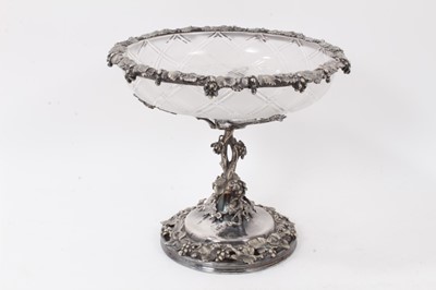 Lot 876 - 19th century silver plated table centrepiece